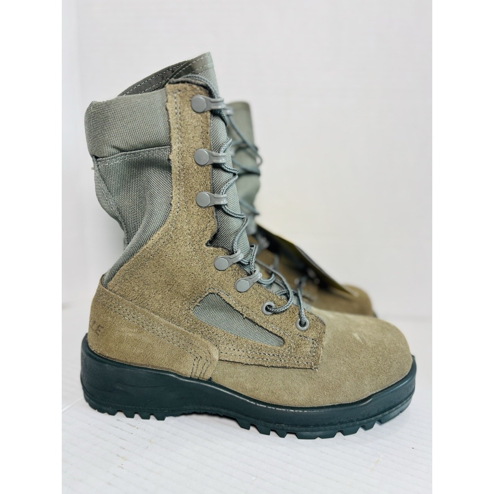 Belleville FG600 ST Steel Toe Military Boots Mens 5.5R Vibram USA Hot Weather